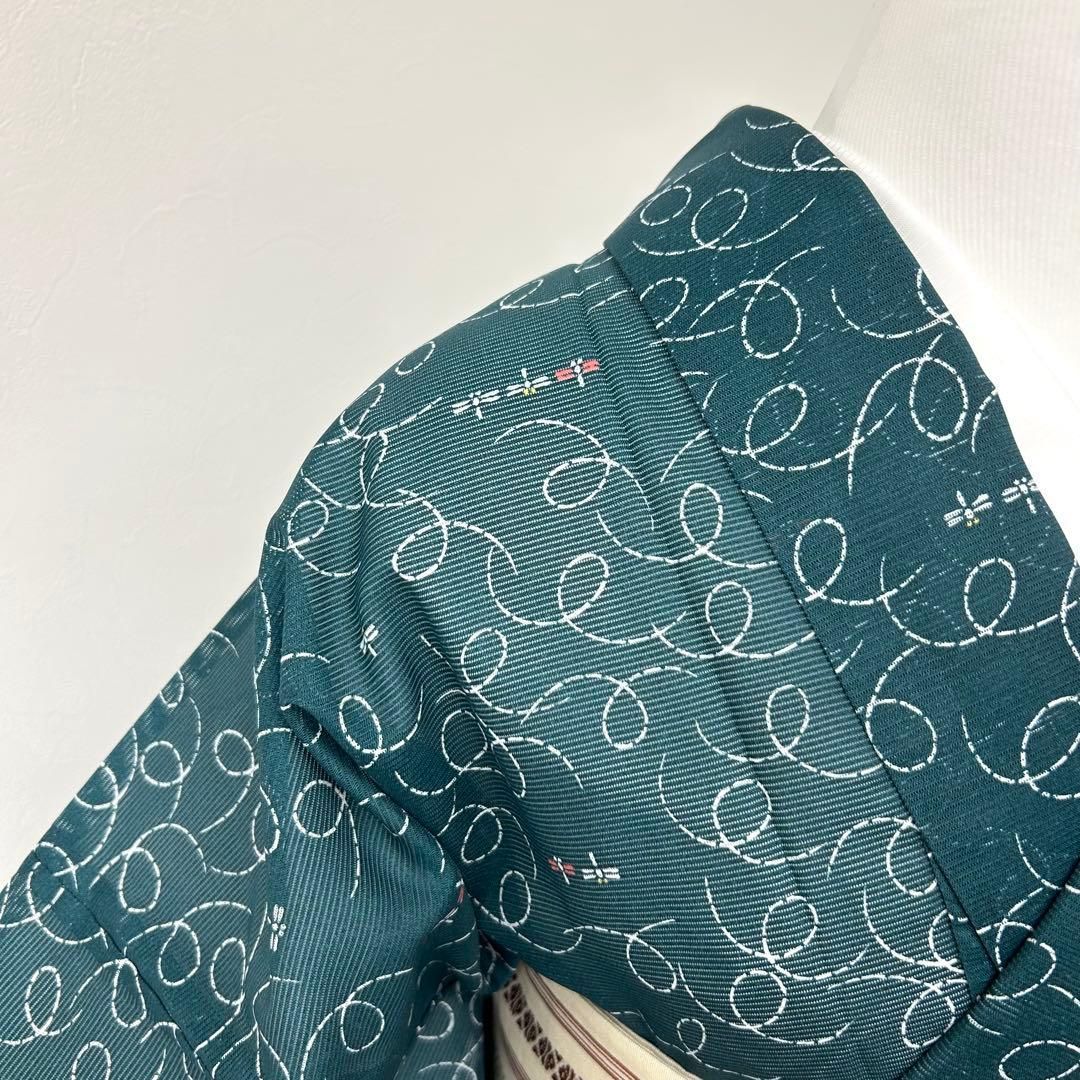 着物と帯 時流】SK26468◇洗える夏着物 小紋◇大きいサイズとんぼ 絽 