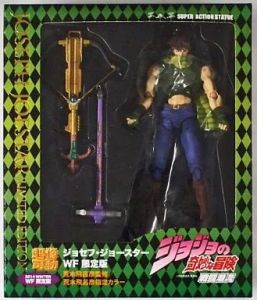 フィギュア 超像可動 ジョセフ・ジョースター 「ジョジョの奇妙な冒険 第二部 戦闘潮流」 ワンダーフェスティバル 2014冬限定（支柱ネジに錆）【10日以内発送】