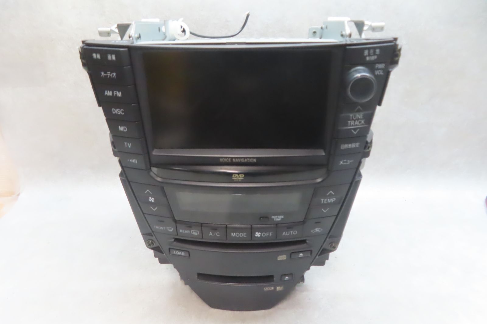 動作保証付★F6841/トヨタ純正　カルディナ ST246　86410-21040　純正ナビ　カーオーディオ　取り外すまで正常稼働　本体のみ