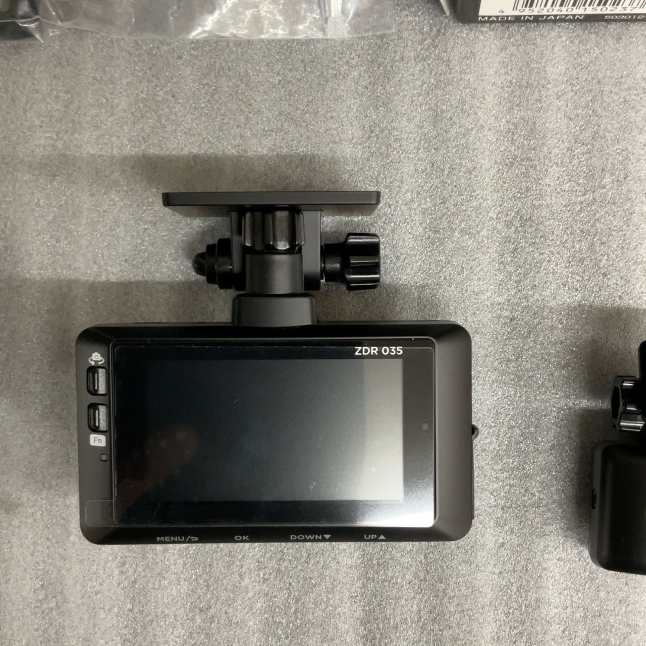 コムテック　ZDR035 ドライブレコーダー 前後2カメラ　中古　動作確認済 コムテック ドライブレコーダー ZDR035 前後2カメラ - メルカリ