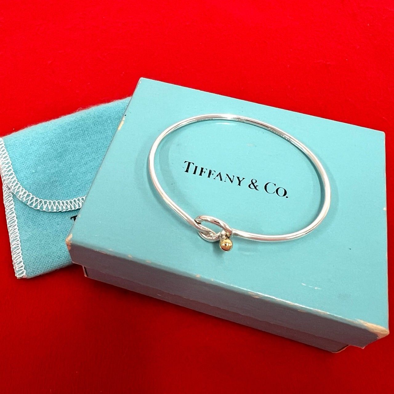 ✨ティファニー＆コー✨フックアンドアイ✨925✨750✨ブレスレット✨ 極 美品 TIFFANY&Co. ティファニー ヴィンテージ フックアンドアイ