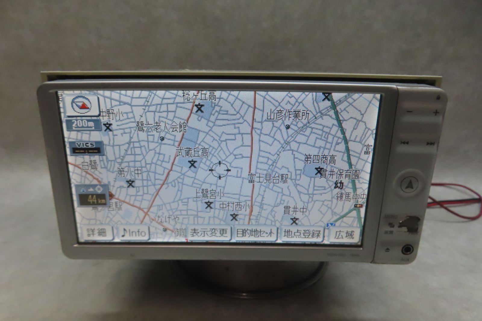 ★F6833/トヨタ純正　NSDN-W60　SDナビ　地図2010年　Bluetooth内蔵　CD DVD再生OK　本体のみ
