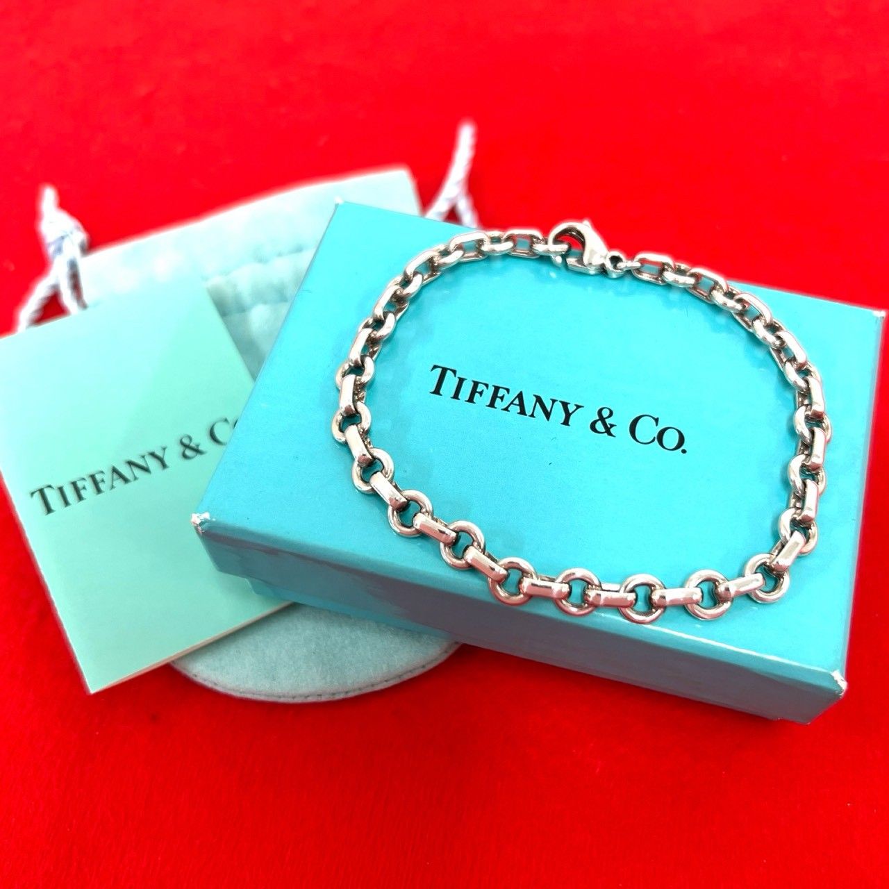 極 美品 箱 袋付 TIFFANY&Co. ティファニー ヴィンテージ ドーナツ