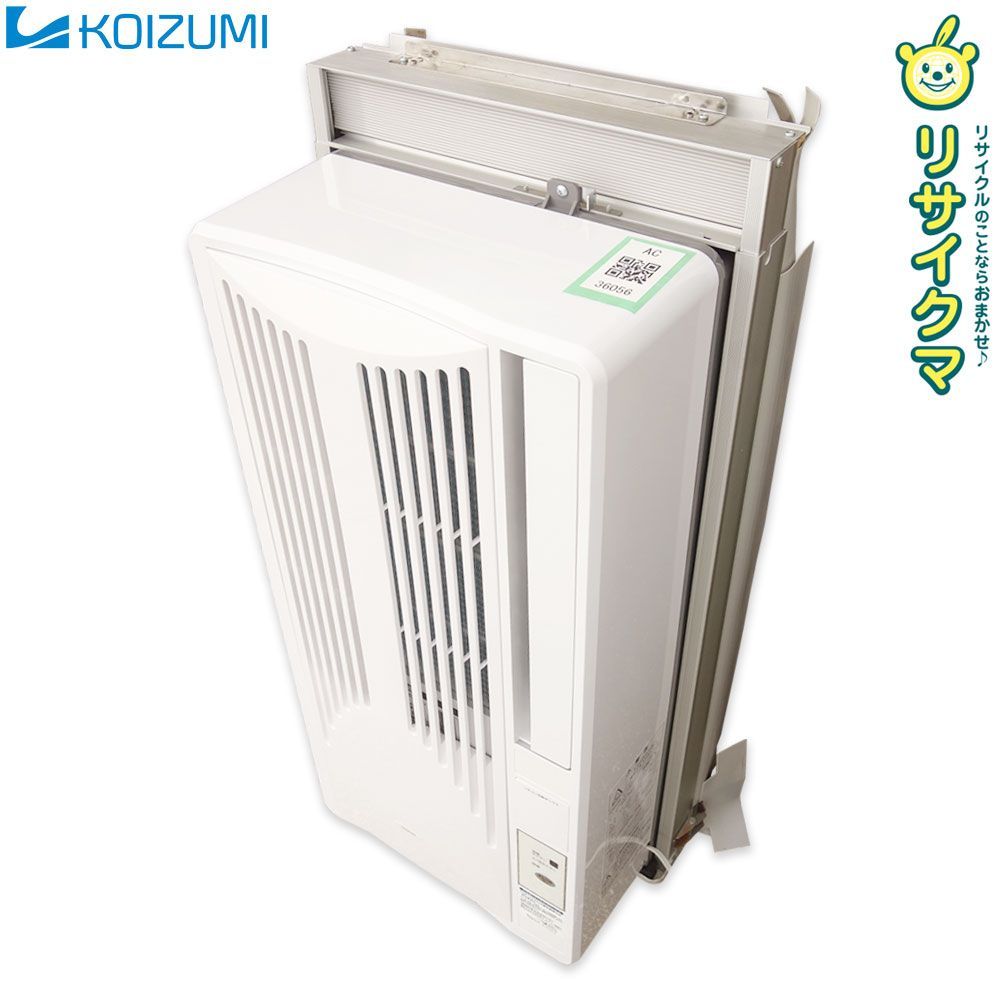 【中古】K▼コイズミ 窓用エアコン ウインドエアコン クーラー 2024年 1.6/1.9kw ～6畳 冷房専用 冷専 工事不要 KAW-1927 (36056)