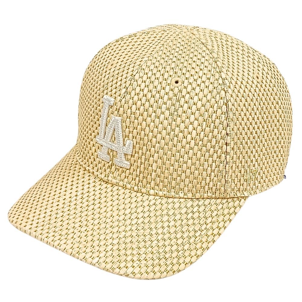 KITH × 47 Brand ロサンゼルス・ドジャース ラフィア キャップ ベージュ サイズXL 正規品 / 55383