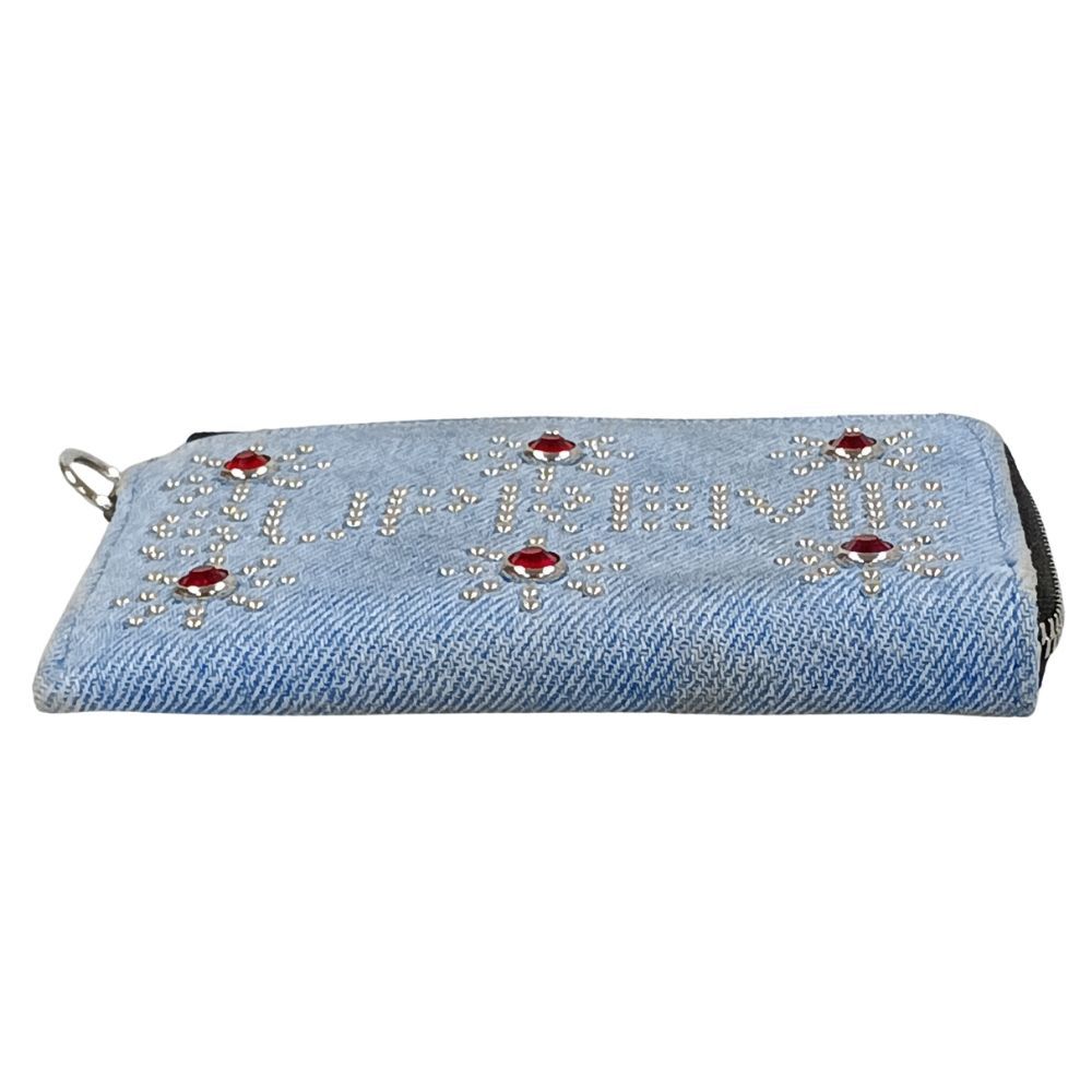 SUPREME シュプリーム × HTC Studded Wallet コインケース ブルー 正規