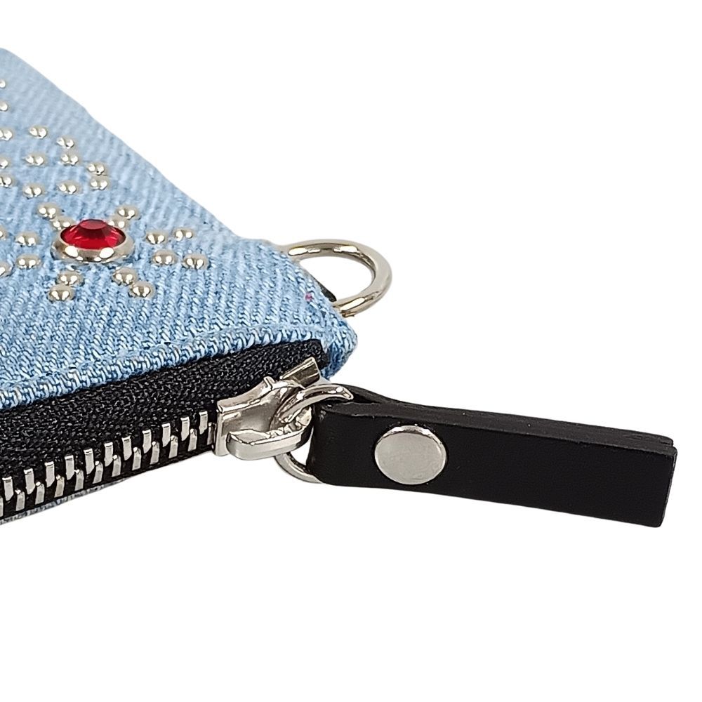 SUPREME シュプリーム × HTC Studded Wallet コインケース ブルー 正規