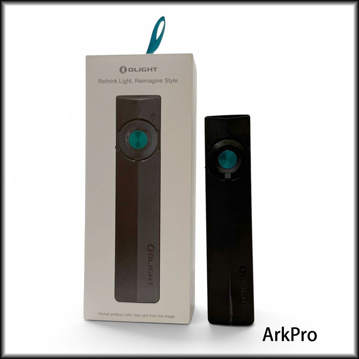 ◆OLIGHT◆ArkPro フラッシュライト ブラック 薄型LEDライト 中古