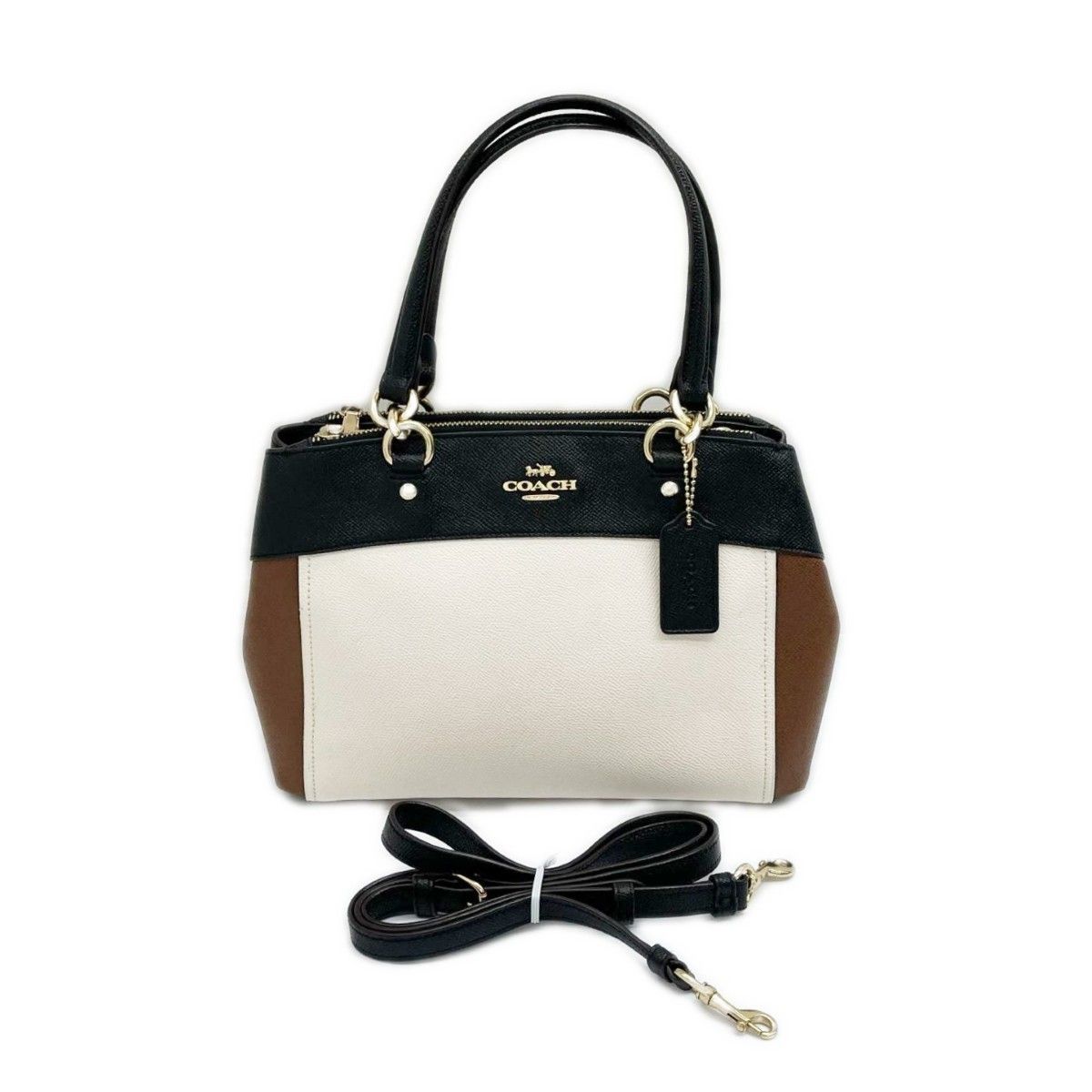 COACH コーチ 2WAYバッグ ショルダーストラップ ハンドバッグ F31994 バイカラー