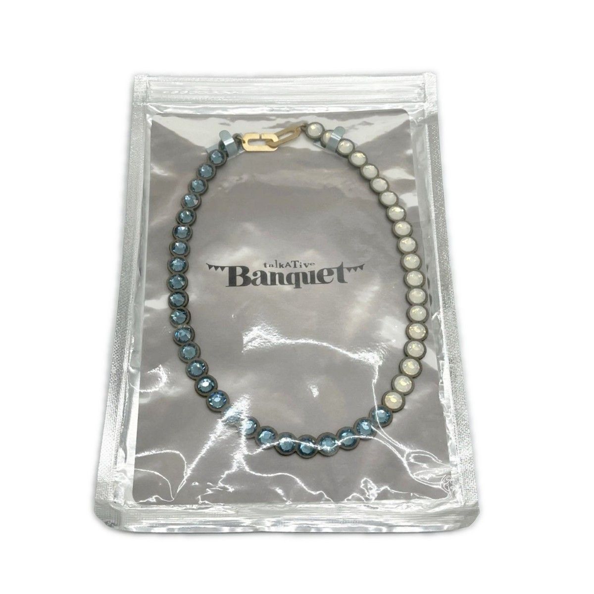 talkative banquet トーカティブバンケット ネックレス ブルー ホワイト レディース