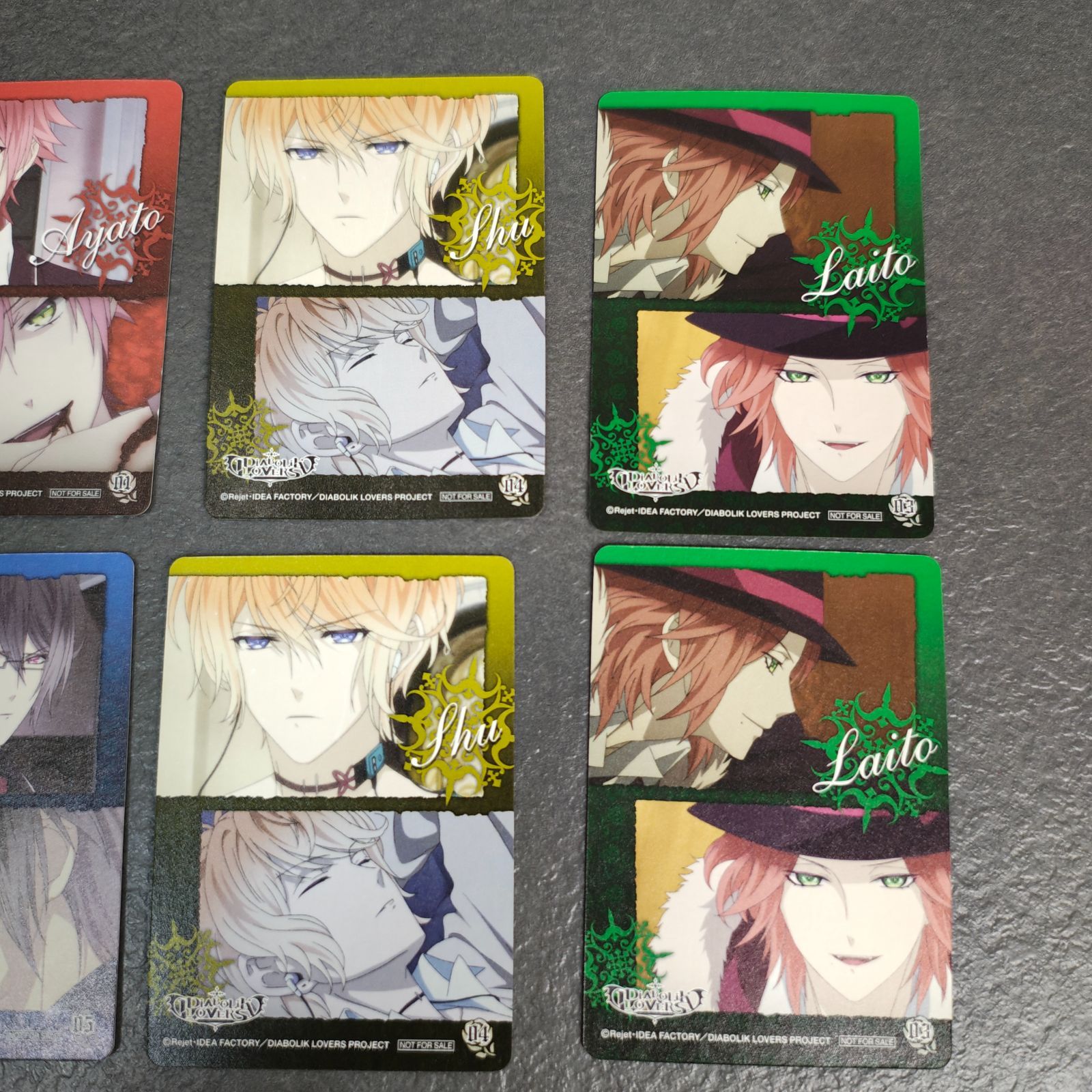DIABOLIK LOVERS ディアラバ アニメイト 特典 カード コンプリート