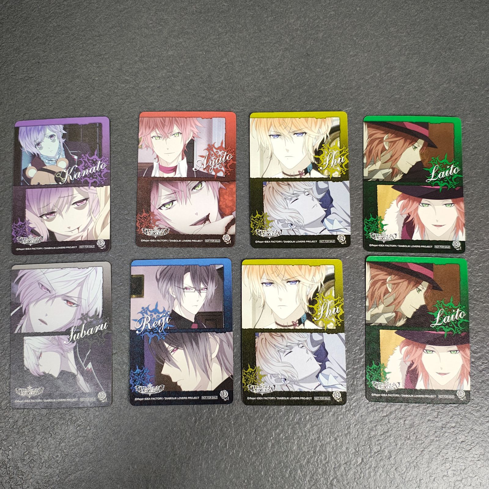 DIABOLIK LOVERS ディアラバ アニメイト 特典 カード コンプリート