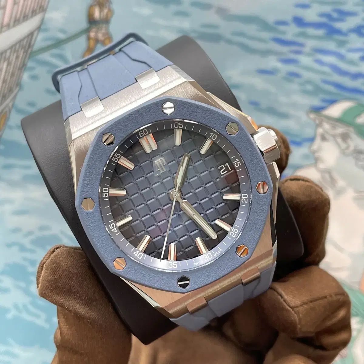 AUDEMARS PIGUET オーデマピゲ ロイヤルオーク オフショア 43mm ブルー 15605SK