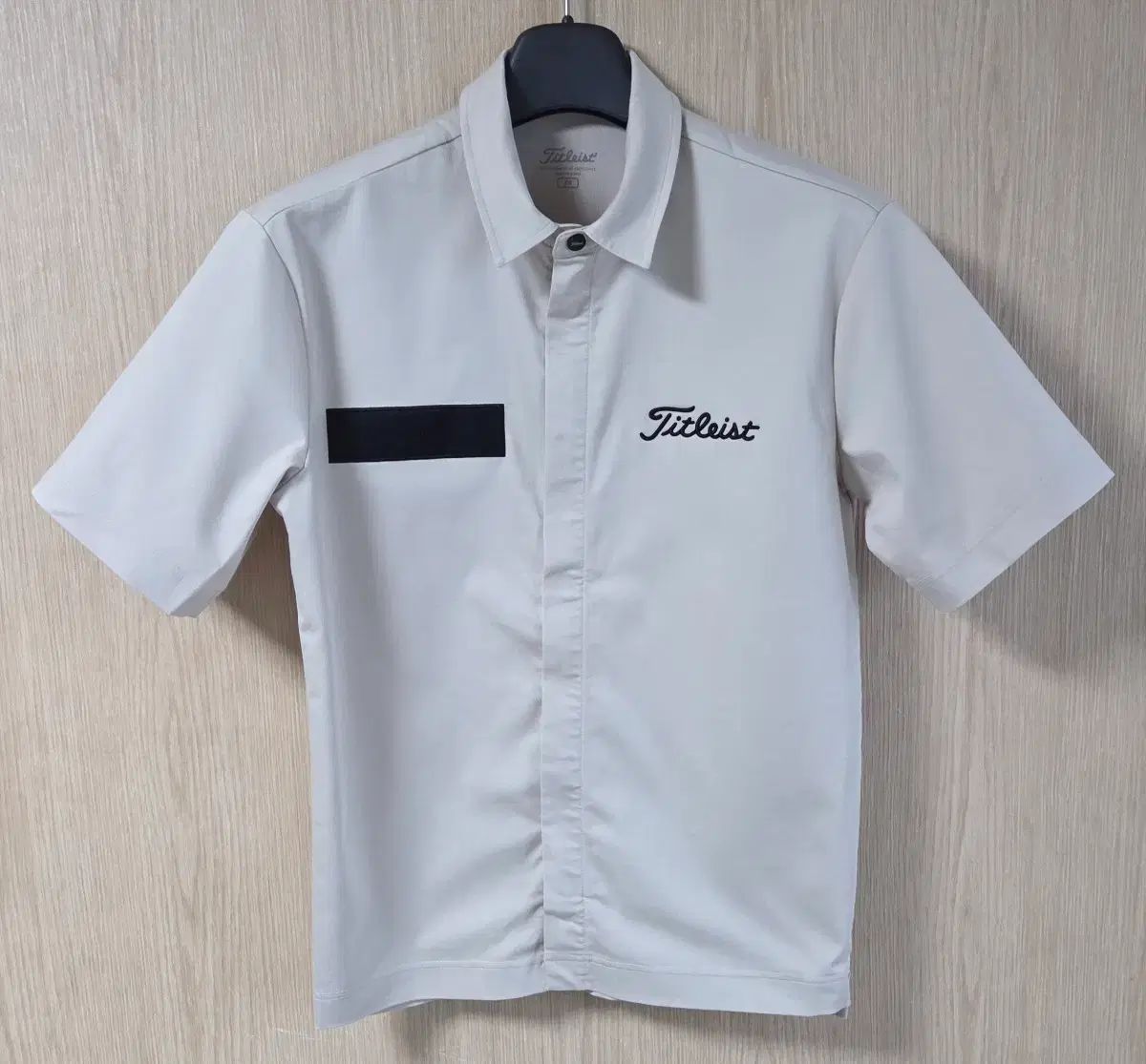 (着用画像) タイトリスト Titleist 半袖 ジップアップ シャツ ジャケット