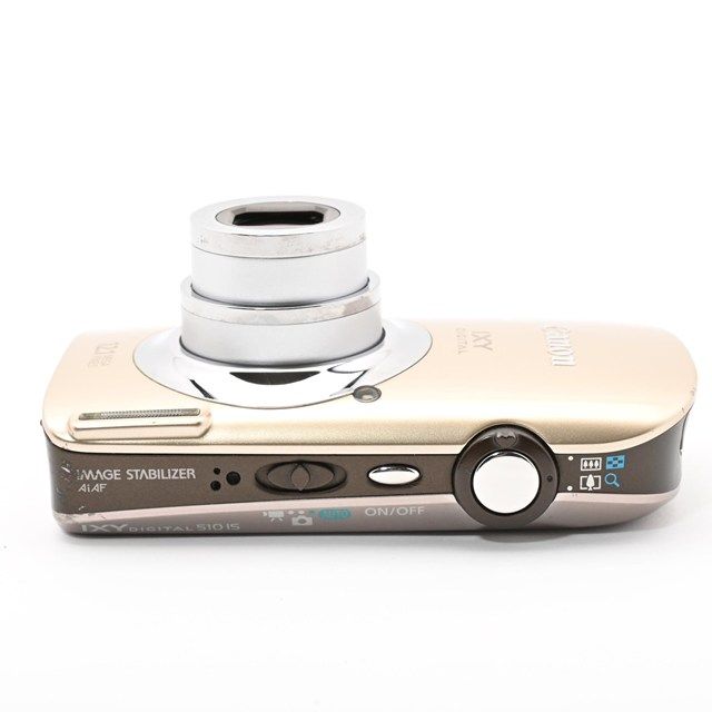並品＞ Canon IXY DIGITAL 510 IS ゴールド｜コンパクトデジタルカメラ