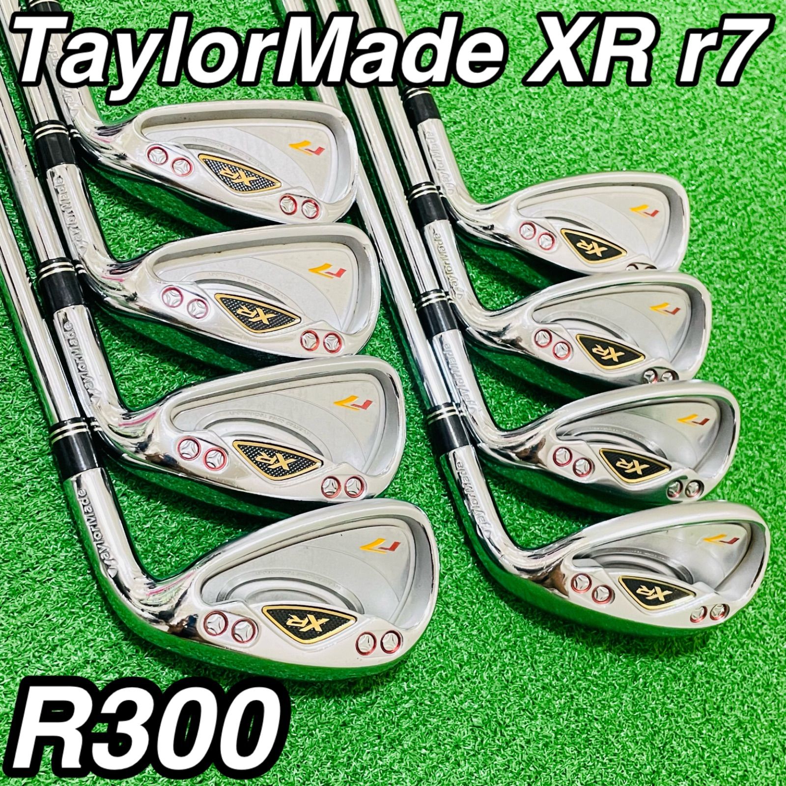 240 (訳あり) TaylorMade XR r7 テーラーメイド アイアン8本セット GS75 R300 5.6.7.8.9.P.A.S メンズ 右利き 送料無料 匿名配送