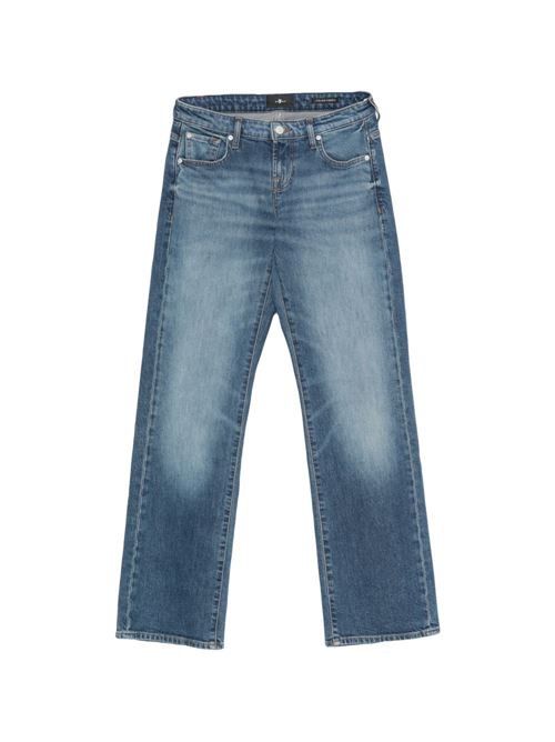 7 FOR ALL MANKIND ローストレートデニムジーンズ 送料無料