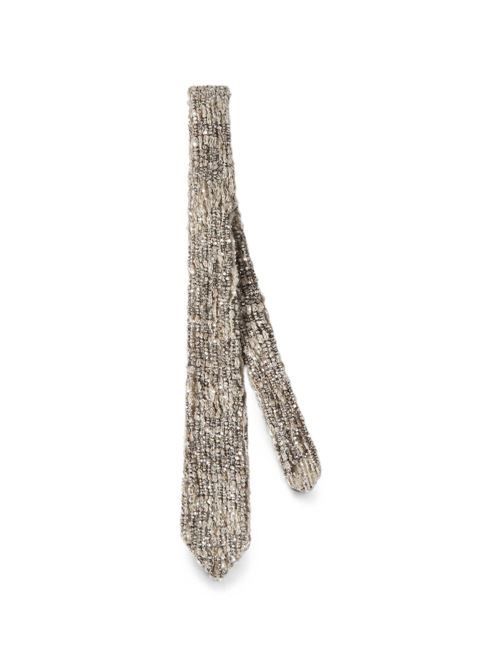 BRUNELLO CUCINELLI 刺繍ネクタイ 送料無料