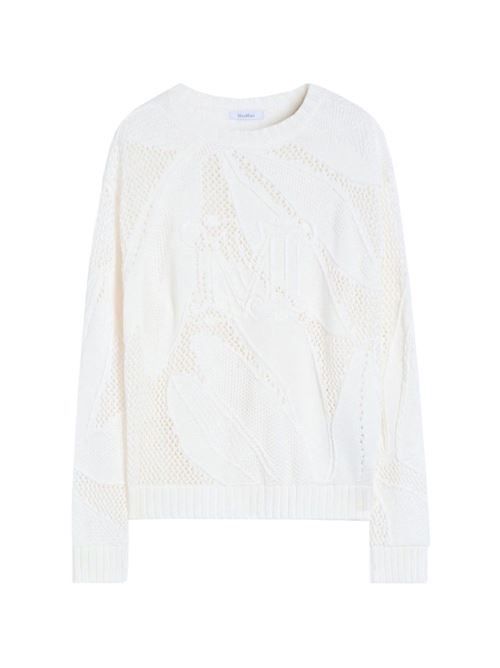 MAX MARA 刺繍入りコットンセーター 送料無料