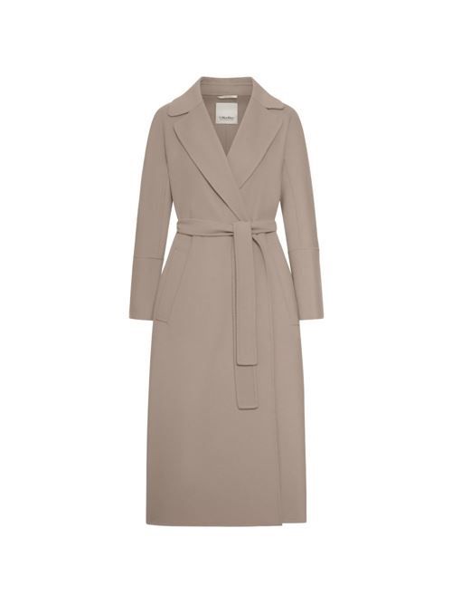 S MAX MARA ウール ベルテッド コート 送料無料