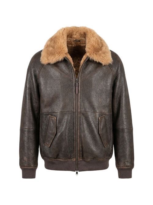 BRUNELLO CUCINELLI レザージャケット 送料無料