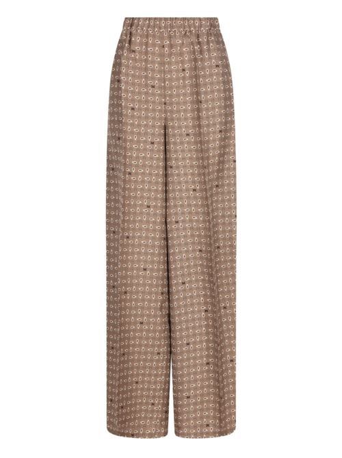 MAX MARA プリントシルクパンツ 送料無料