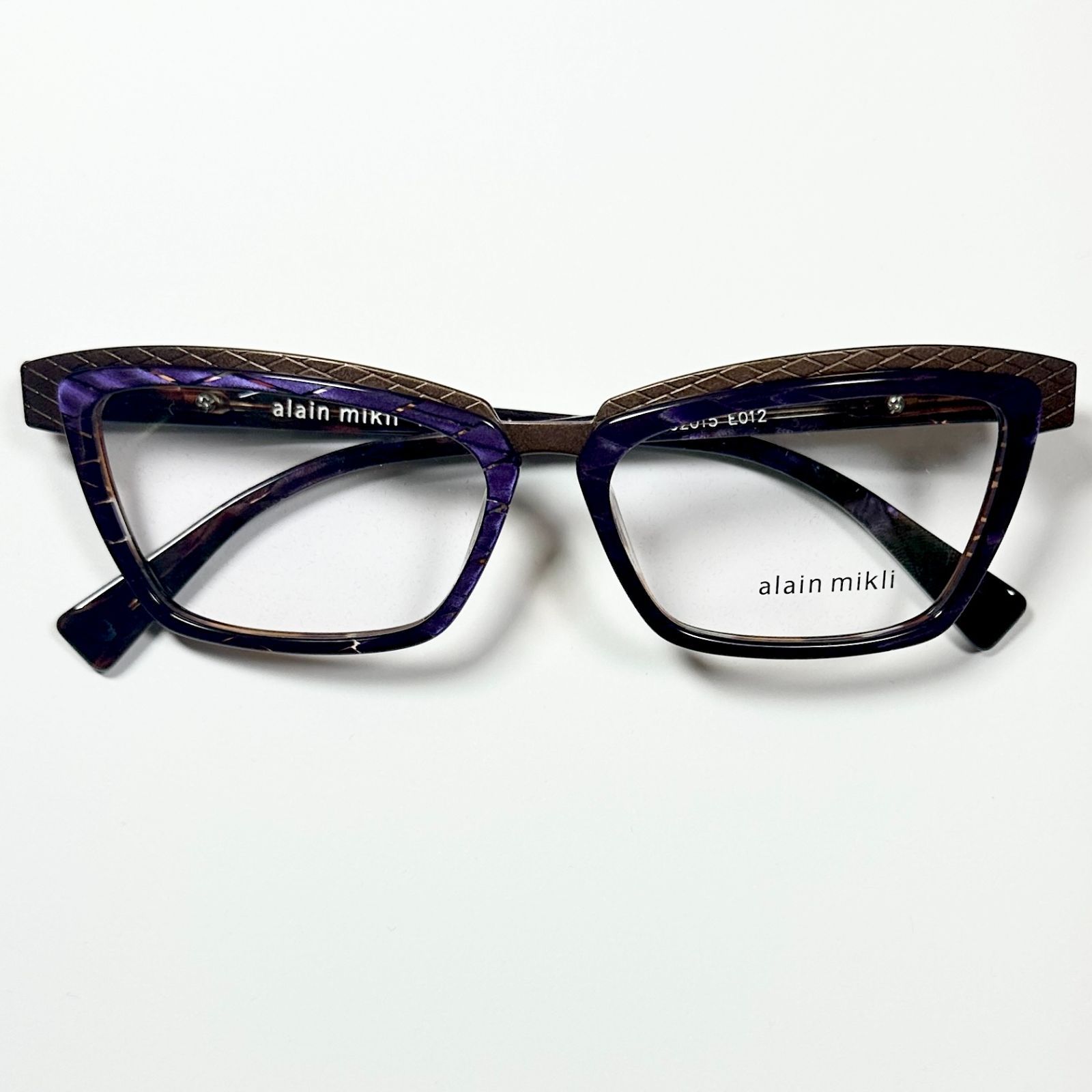 Alain Mikli 新品 未使用 イタリア製 Frame France フレームフランス アランミクリ A02015 E012