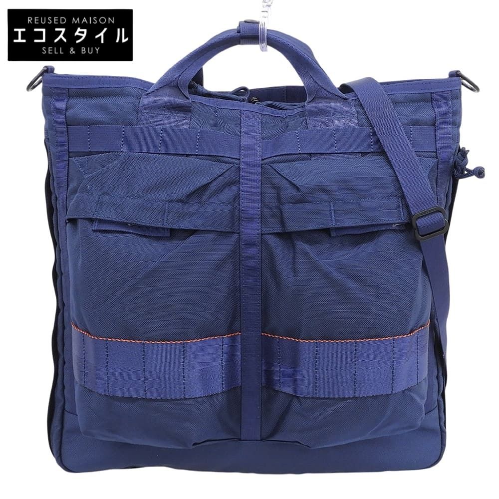 BRIEFING　ブリーフィング　新品同様 COCKPIT BAG ヘルメットバッグ 840デニールコーデュラエアバリスティックナイロン 紺 BEAMS PLUS別注