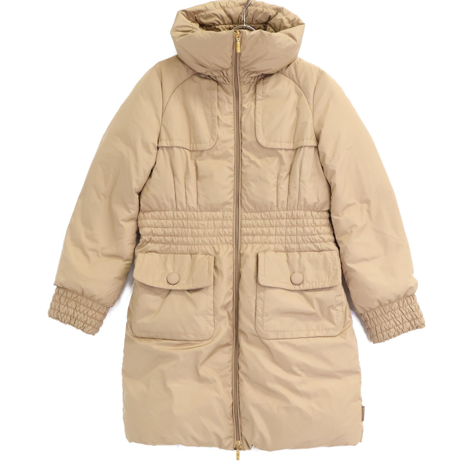 MONCLER モンクレール 49351 BIARRITZ ボリュームカラー ロングダウン