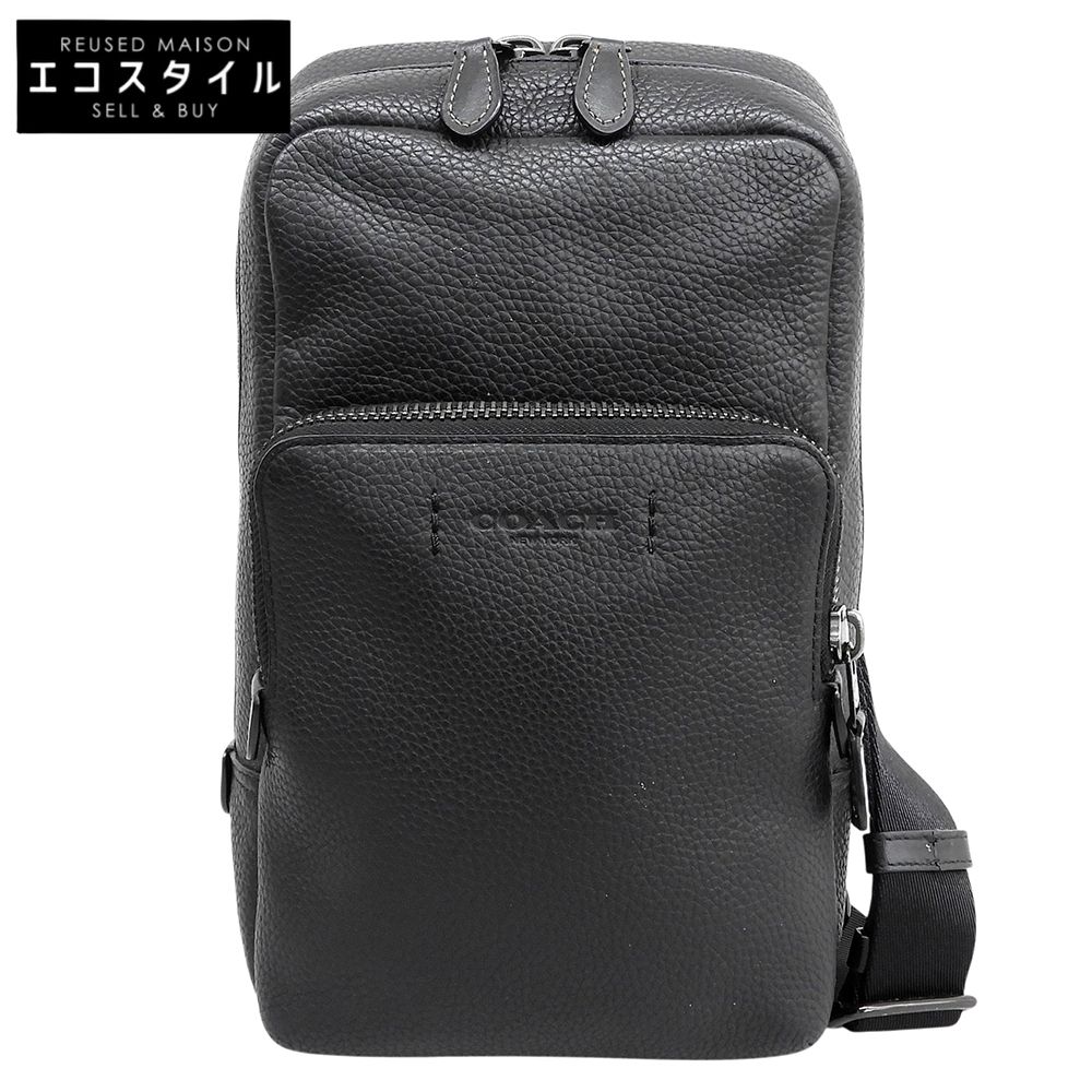 COACH　コーチ　ゴッサム パック レザー ボディバッグ メンズ ブラック C5331
