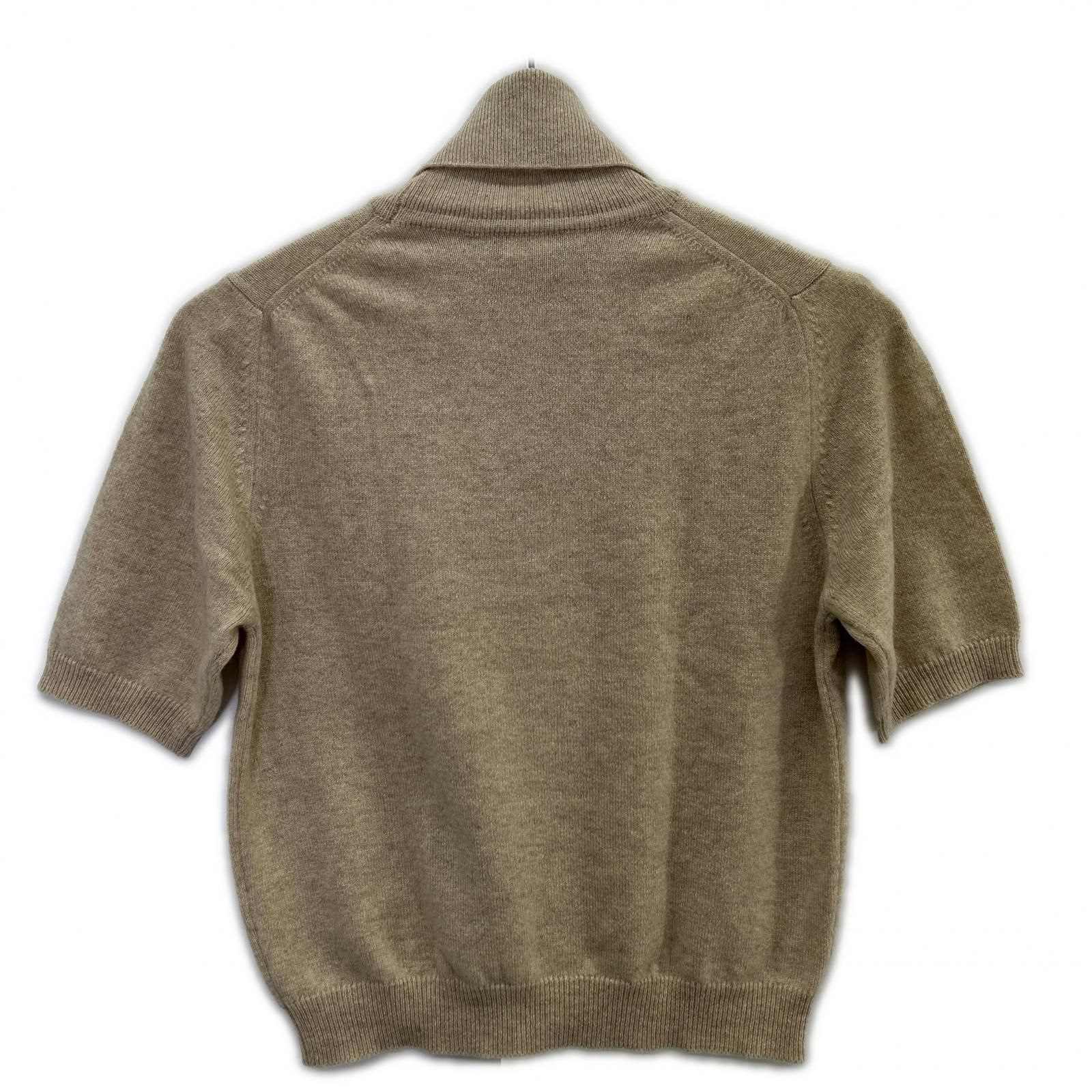 AGNONA アニオナ HC036 ベージュ カシミヤ100 半袖ニット アンサンブル 