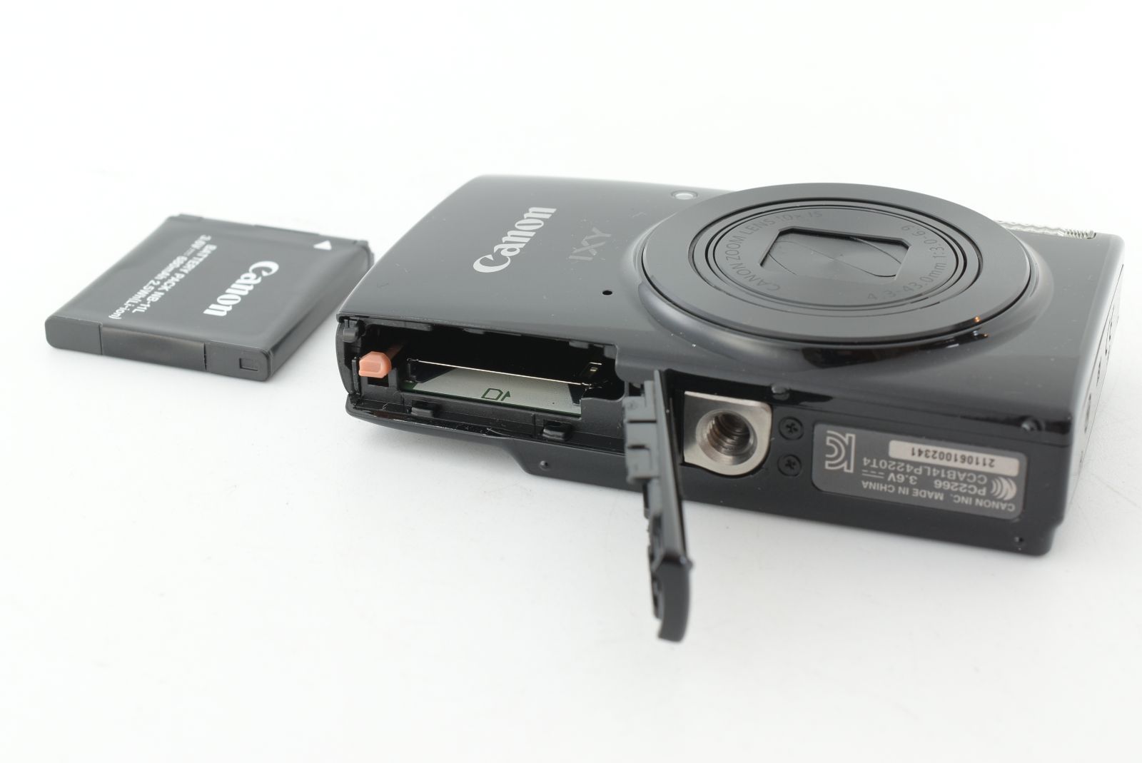 美品】Canon Powershot IXY 190 20MP Black Compact Digital Camera