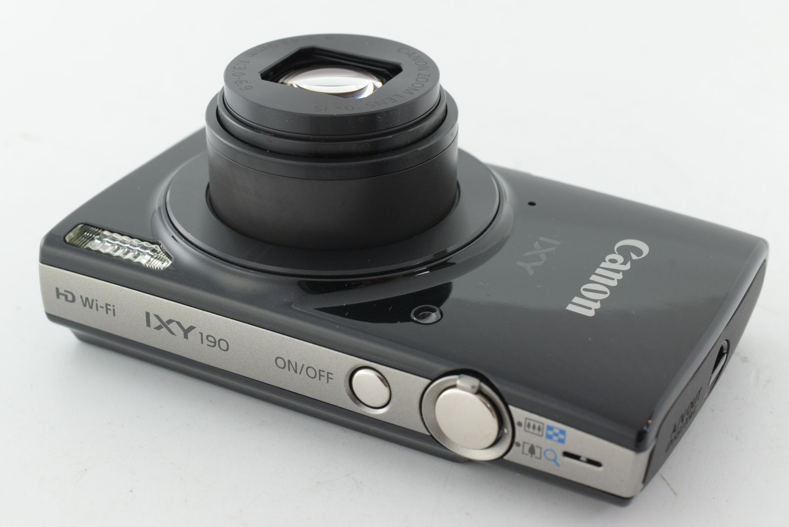 美品】Canon Powershot IXY 190 20MP Black Compact Digital Camera