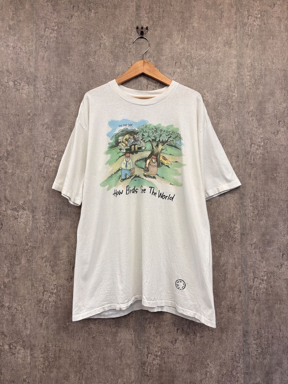 90’s THE FAR SIDE/ザ・ファーサイド 『How birds see the the world』プリントTシャツ