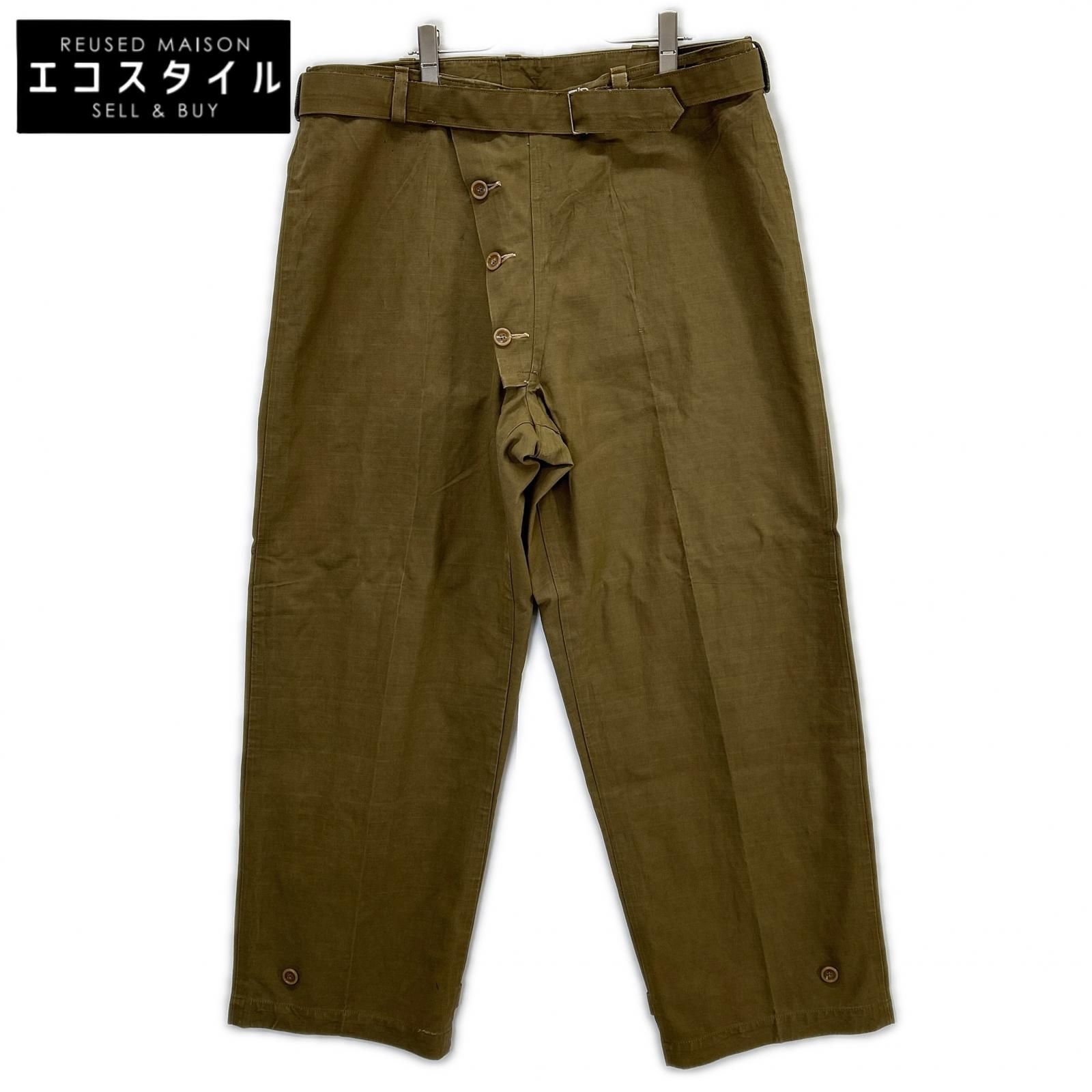 MILITARY　ミリタリー　【50's】ベージュ モーターサイクルパンツ　表記なし