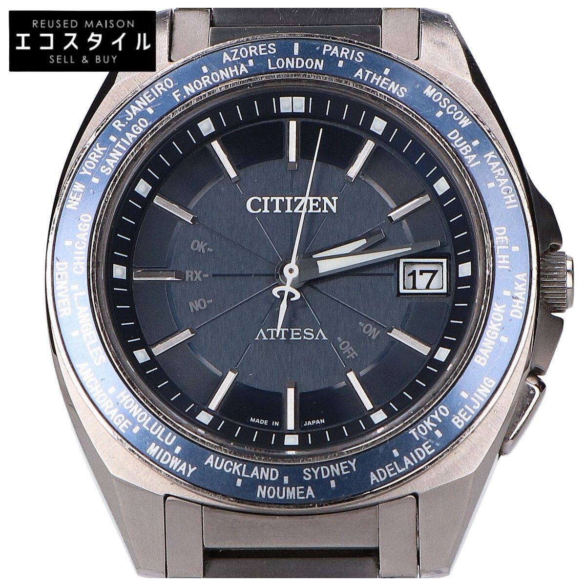CITIZEN　シチズン　ATD53-3092 H148 ATTESA アテッサ デイト エコ・ドライブ電波