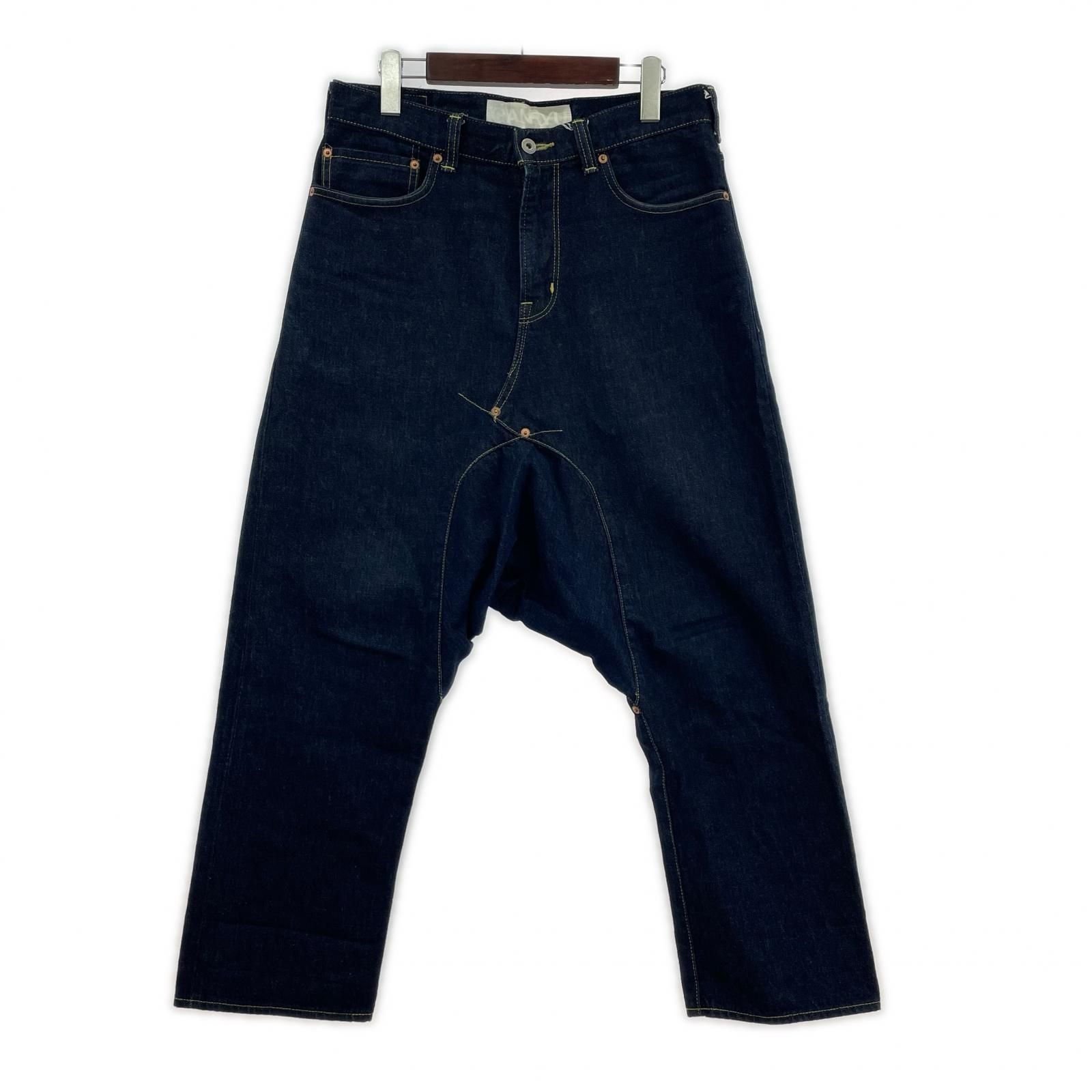 GANRYU デニム・ジーンズ デニムサルエルパンツ M