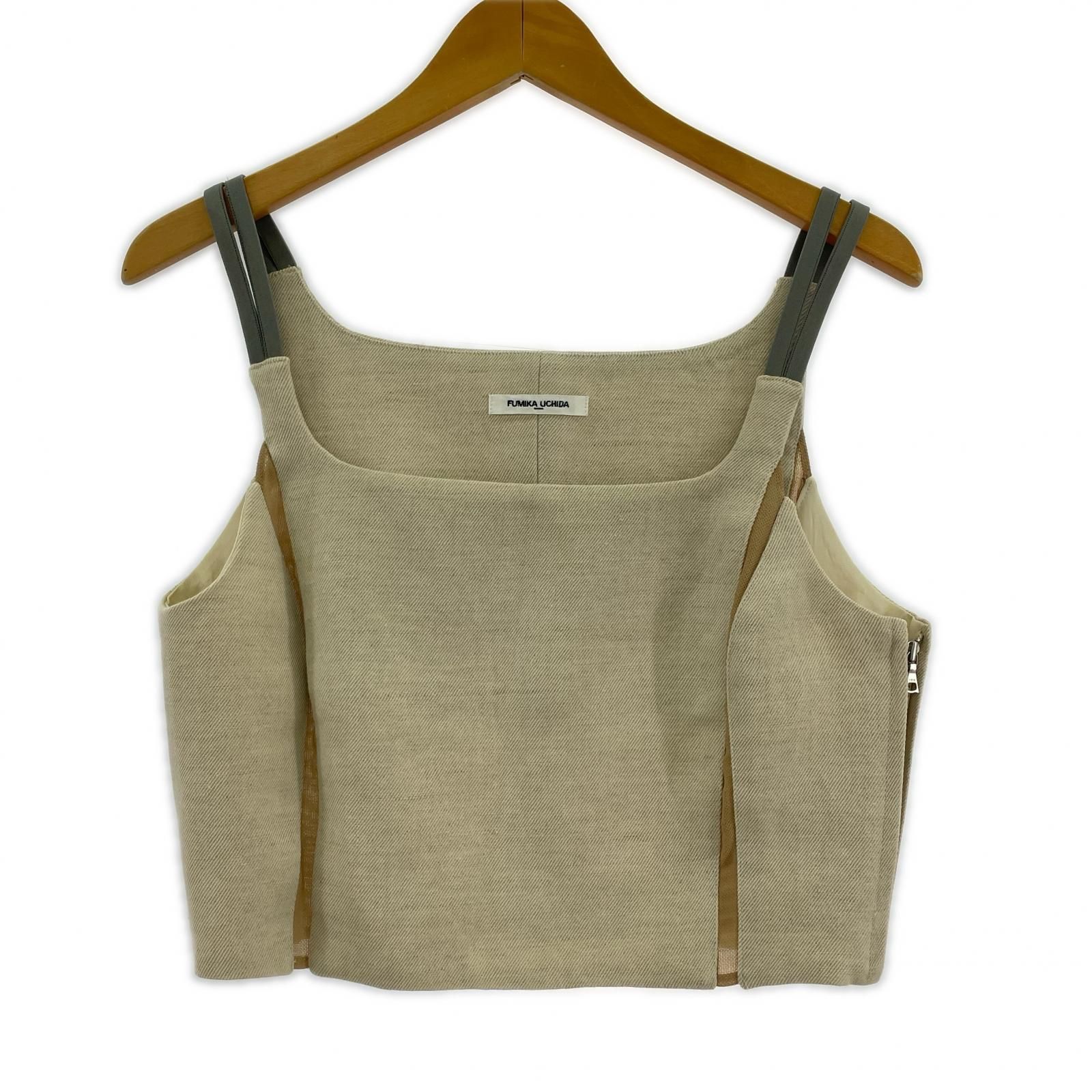 FUMIKA UCHIDA 25ss HEMPSUITING BUSTIER