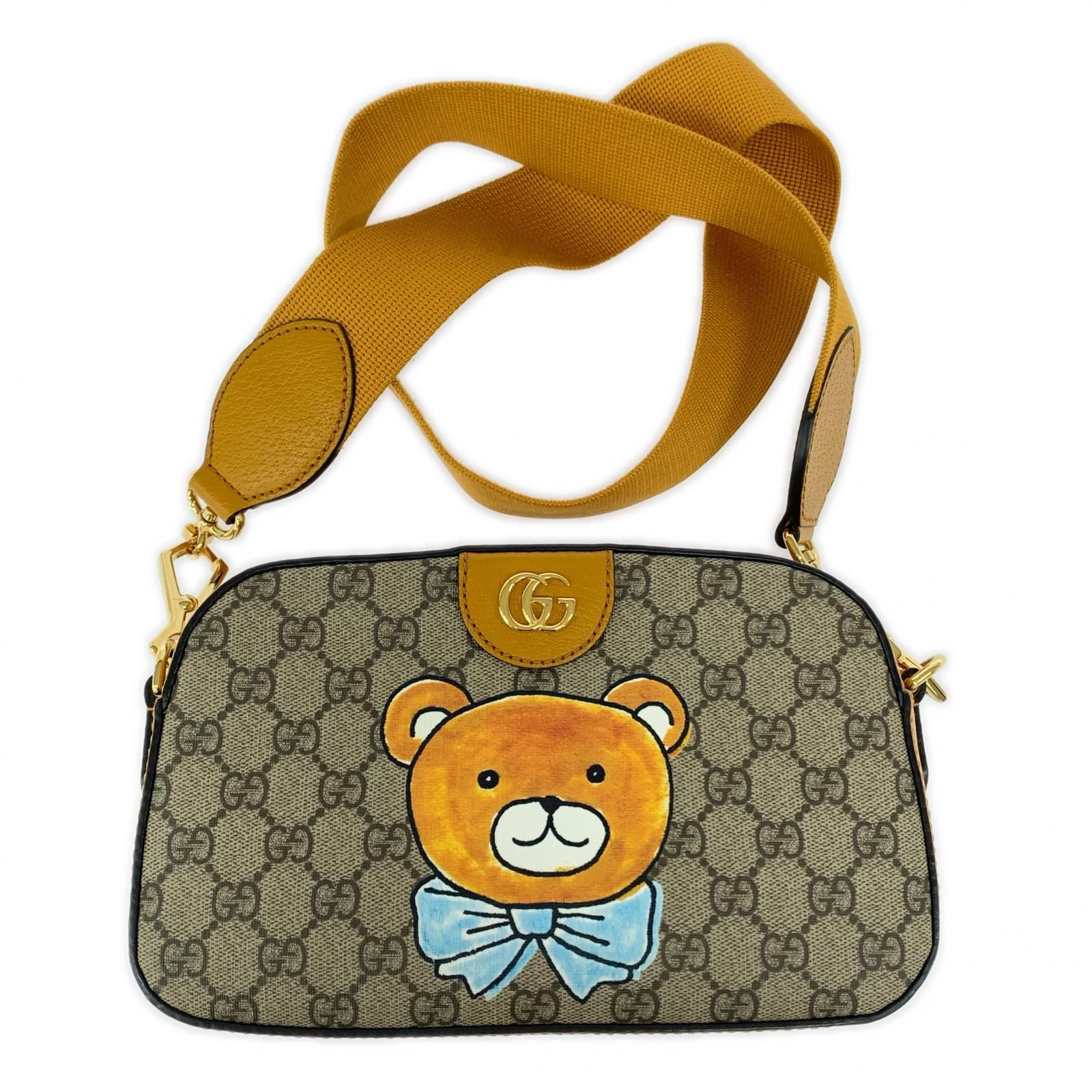 EXO-KAI × GUCCI テディベアプリント ショルダーバッグ - メルカリ