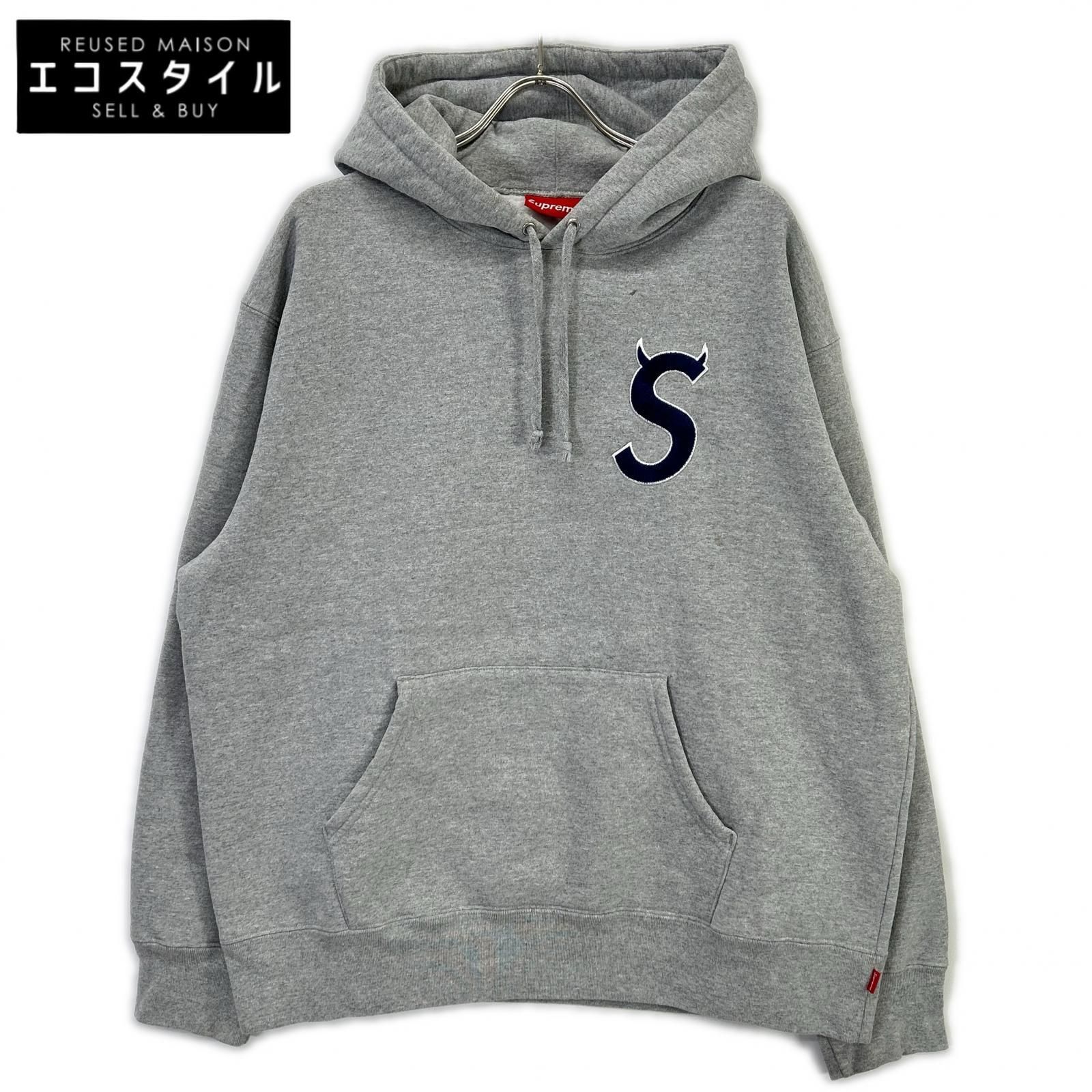 Supreme　シュプリーム　22aw グレー S Logo Hooded Sweat　L