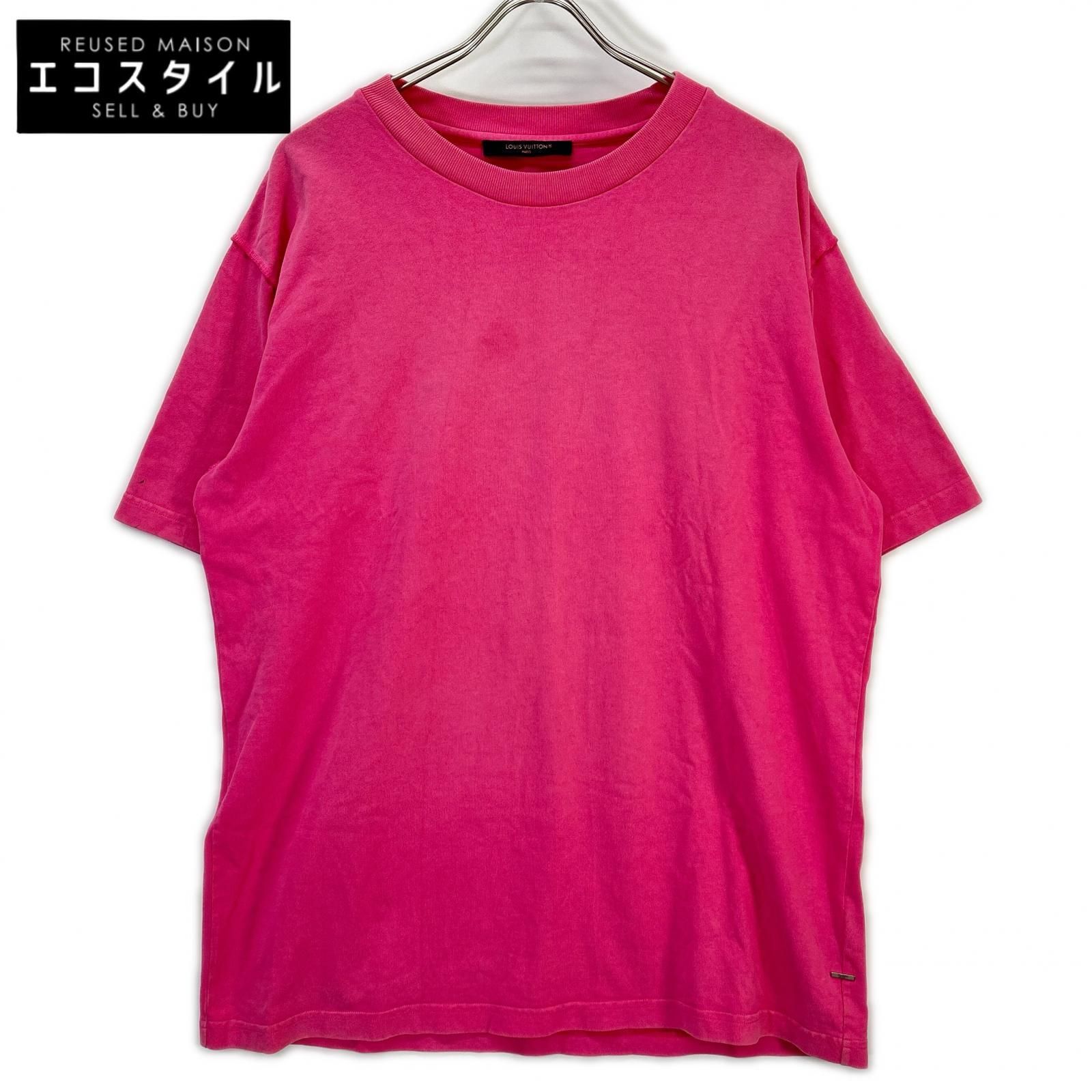 LOUIS VUITTON　ルイヴィトン　RM222Q JYN HIY47W ピンク 22AW インサイドアウト Tシャツ　XL