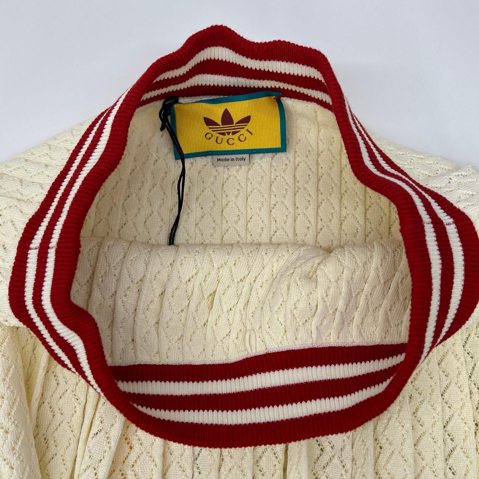 GUCCI グッチ ×アディダス 702874 XKCF8 アイボリー コットン 3 