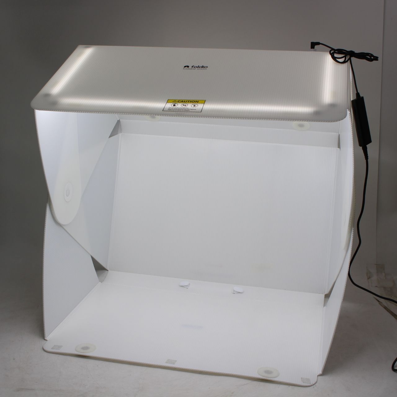 IS575)Orangemonkie M2000R Foldio3 60cm ポータブル写真撮影スタジオライトボックス 調光可能のLEDライト付き