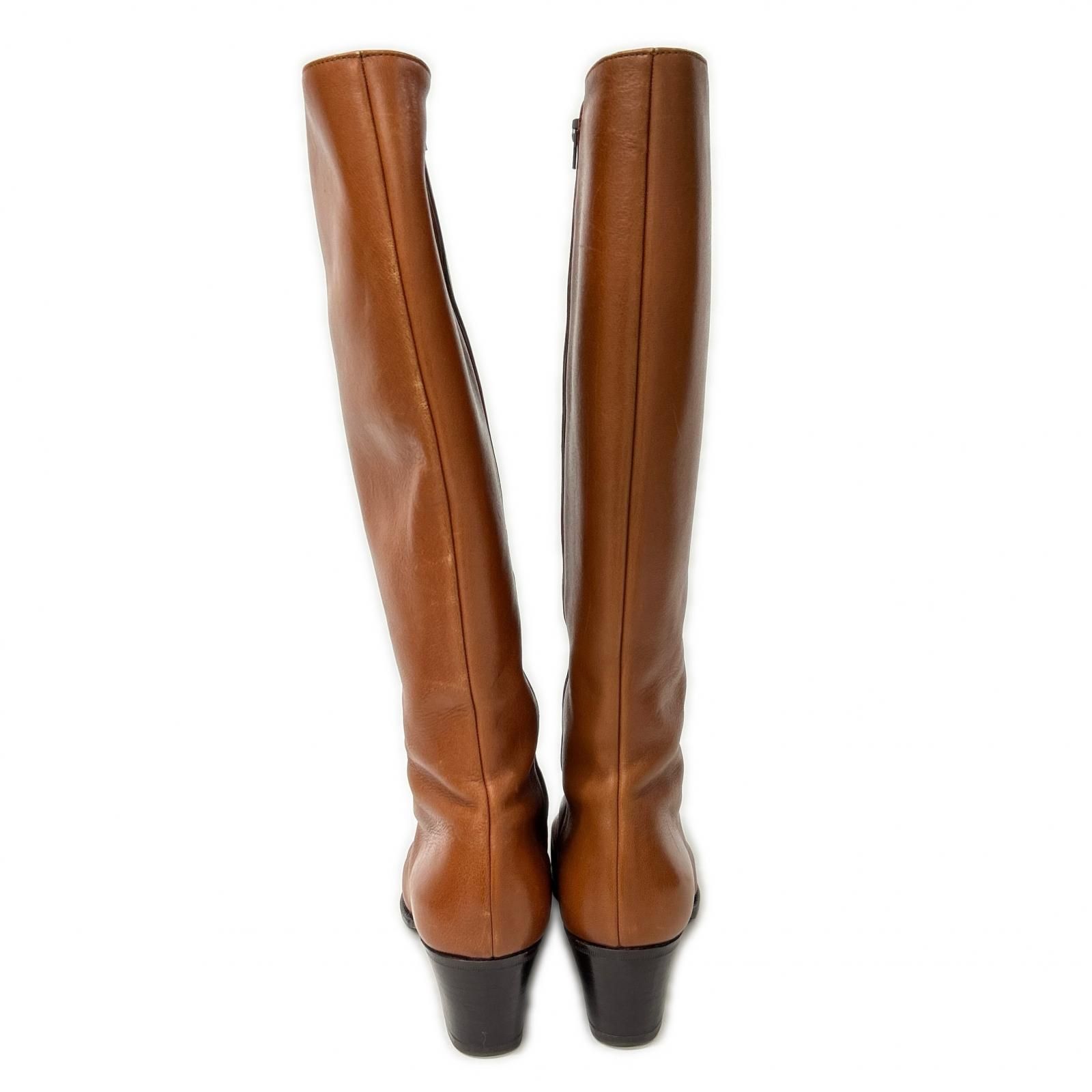 TANINO CRISCI タニノクリスチー ステッチデザイン ロングブーツ 35