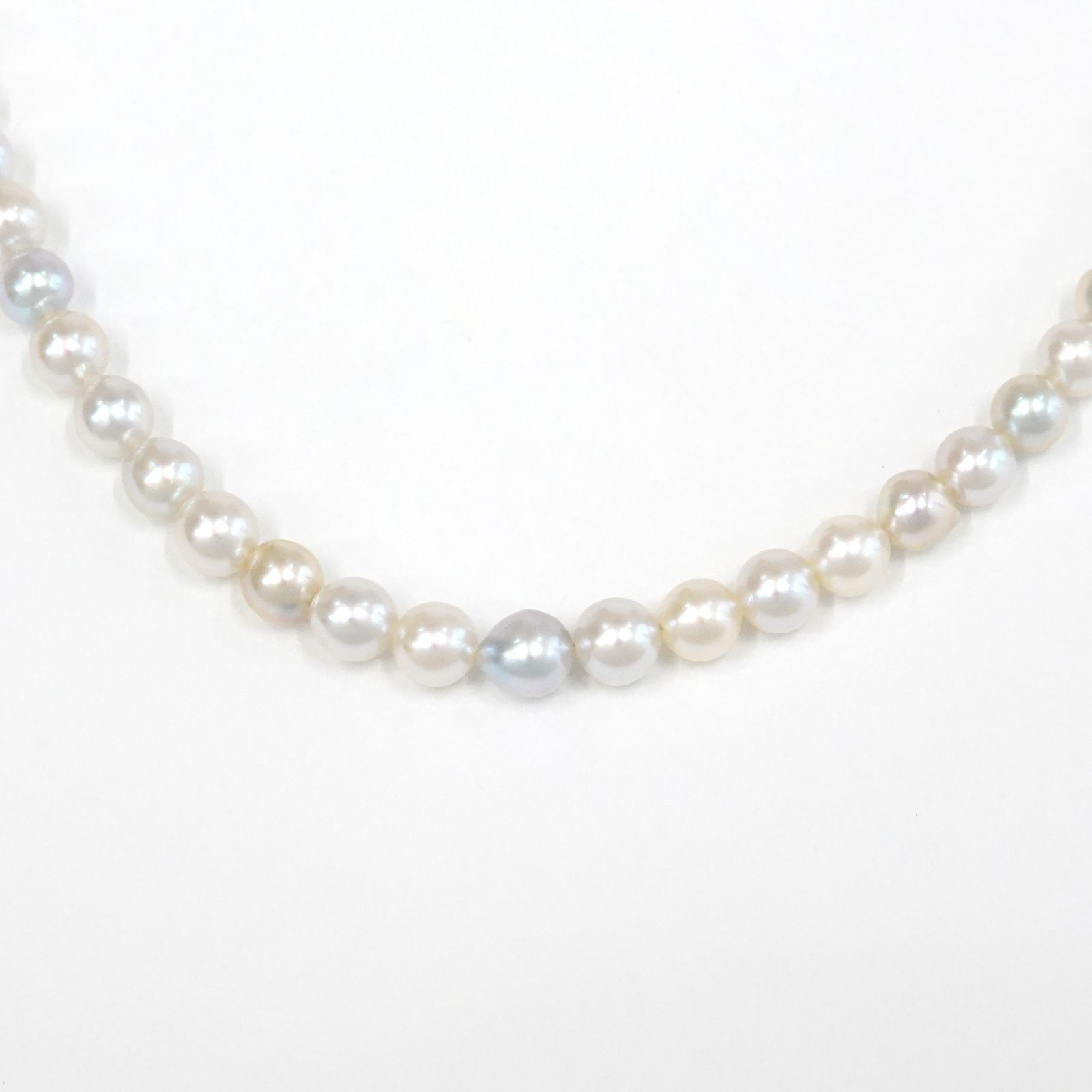 Perlagione ペルラジオーネ アコヤ真珠 3.0mm～4.0mm ネックレス ベビーパール K14WG