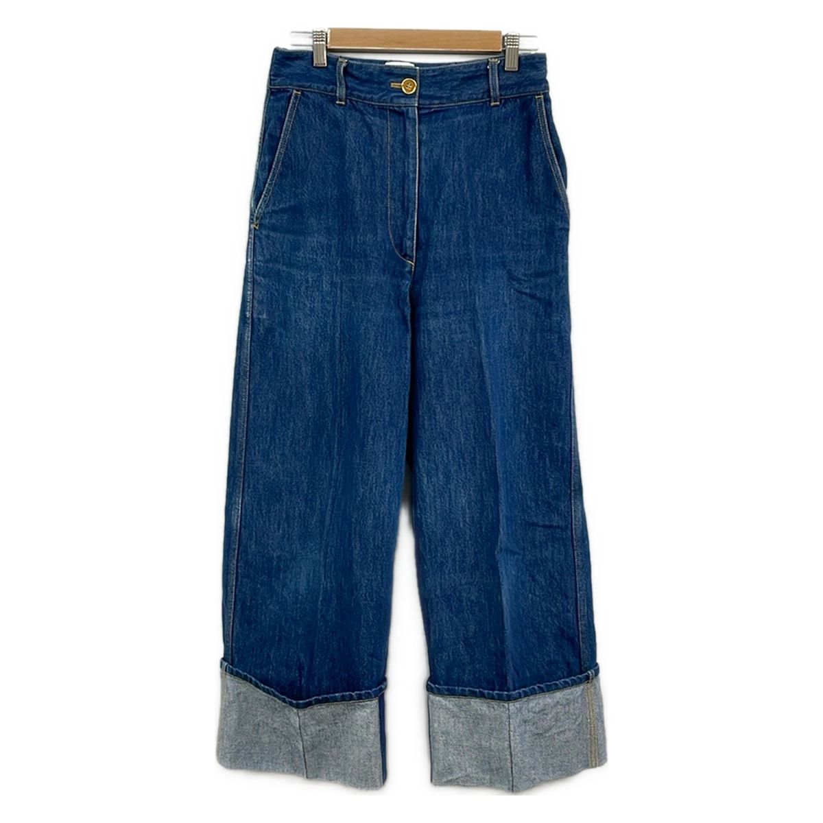 PATOU(パトゥ) ジーンズ サイズ36 S レディース美品 - ブルー フルレングス