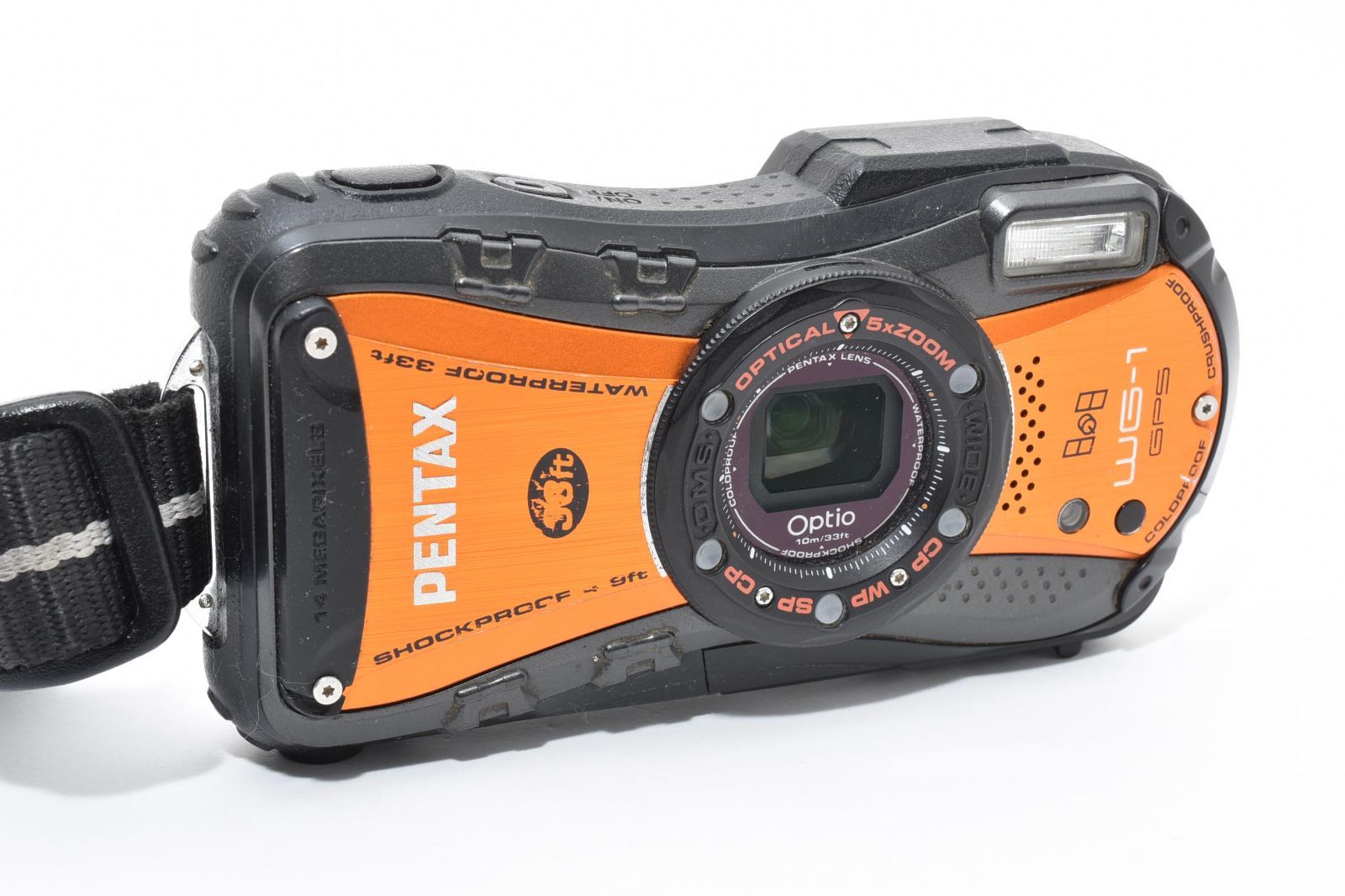 ペンタックス PENTAX Optio WG-1(オレンジ）コンパクトデジタルカメラ