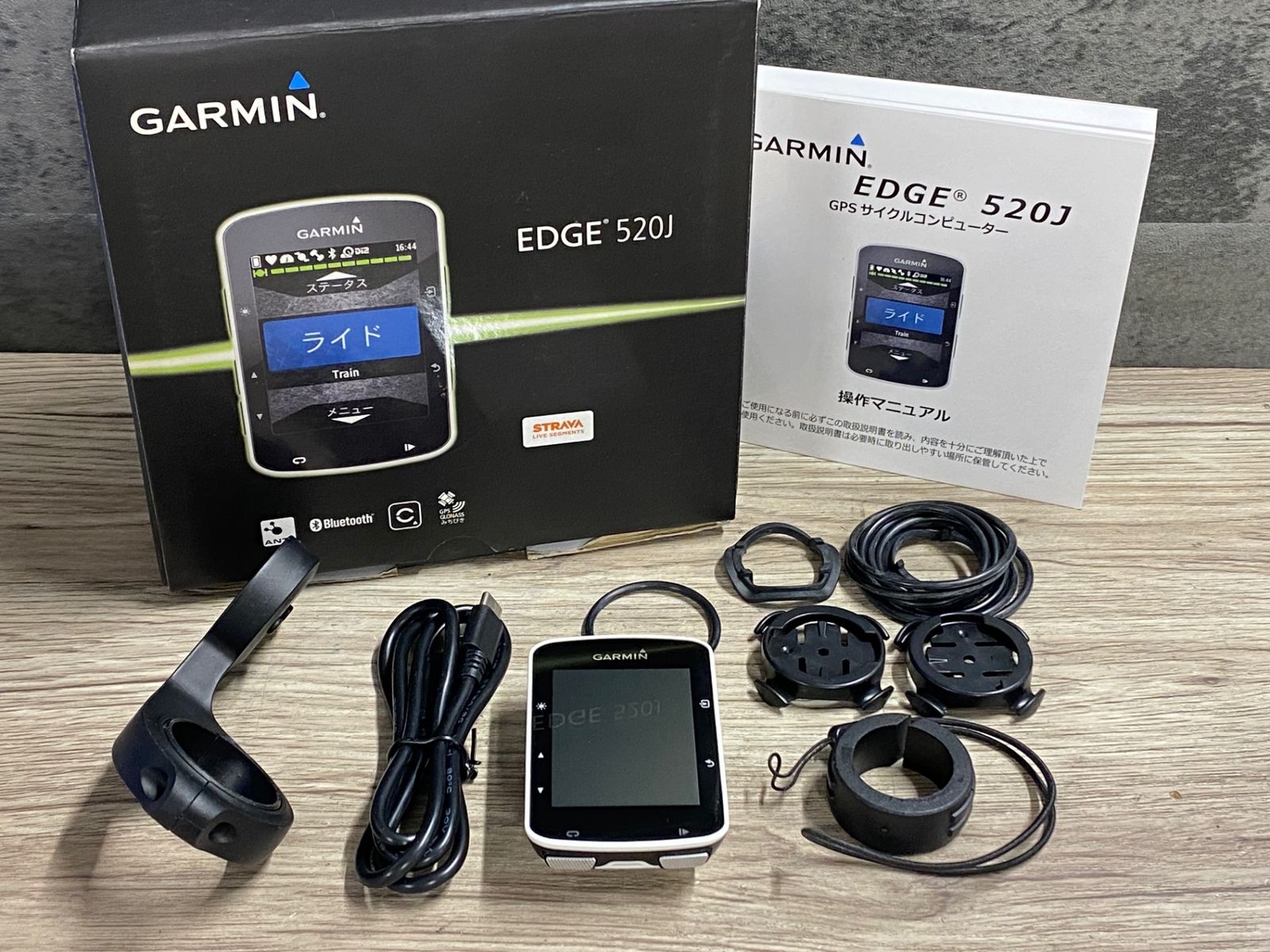 KA873 ガーミン GARMIN エッジ EDGE 520J サイクルコンピューター 起動 
