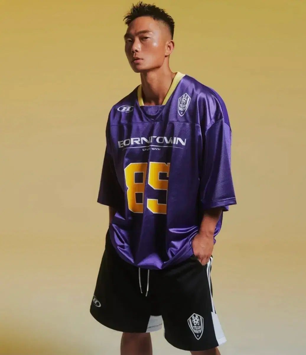 BORN TO WIN 85 ラグビー ジャージ オーバーサイズ Tシャツ ジム トレーニングウェア