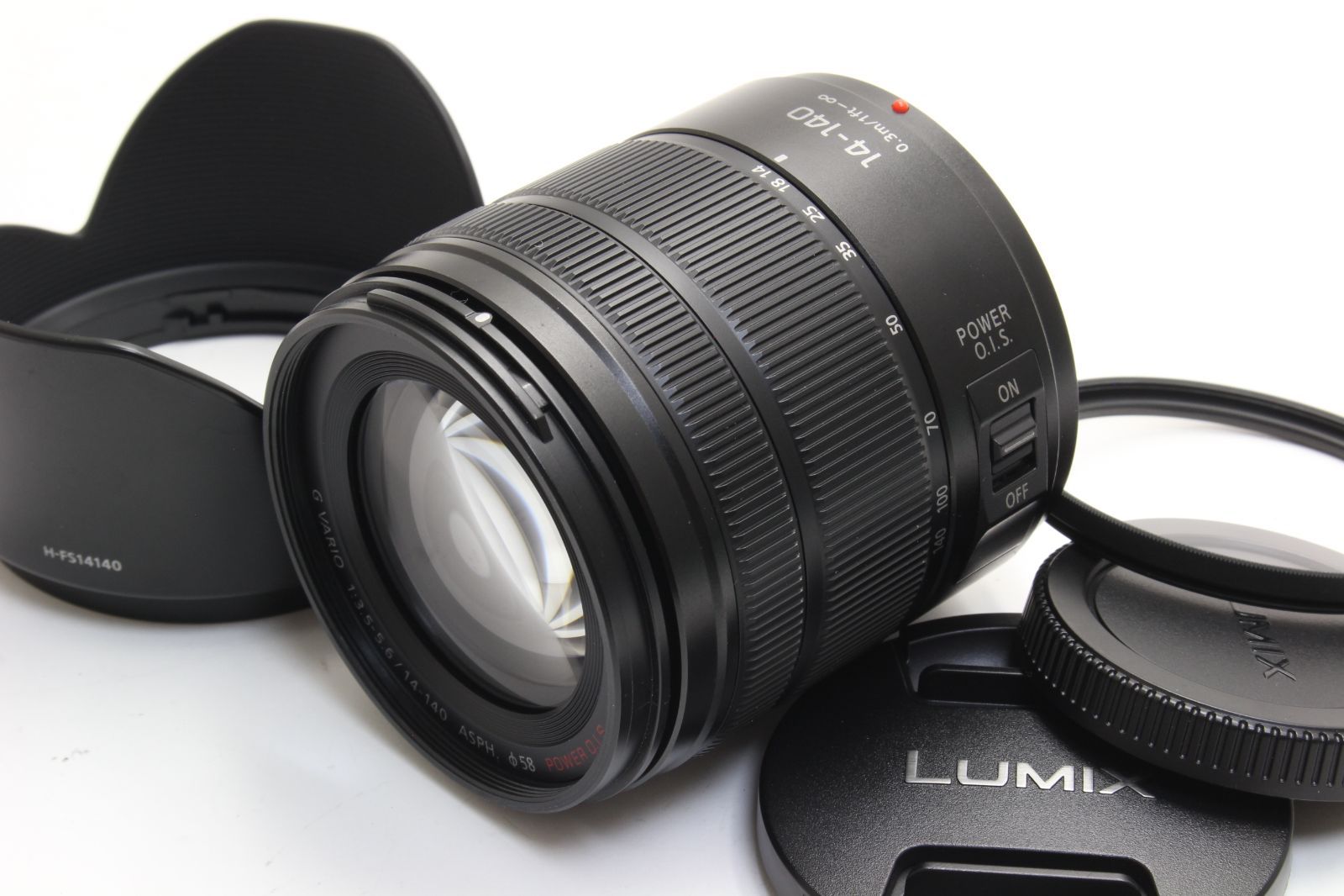 AA (極上美品) Panasonic パナソニック 14-140mm F3.5-5.6 II H-FSA14140 マイクロフォーサーズ 初期不良返品無料 6-83